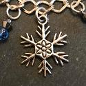 Snowflake necklace.