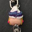 Lydia bag charm rear view